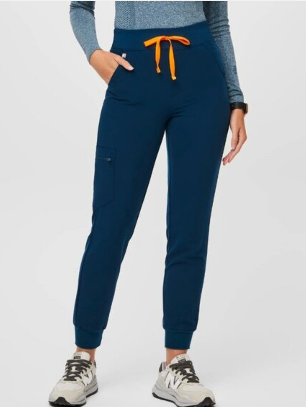 Figs Deep Reef Zamora High Waisted  Jogger Scrub Pants Large Limited Edition